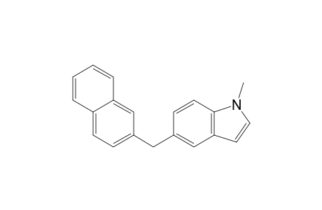 1-Methyl-5-(naphthalen-2-yl-methyl)-1H-indole