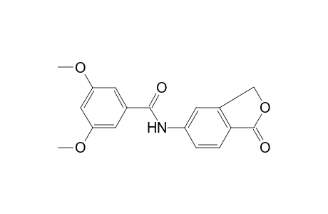 3,5-Dimethoxy-N-(1-oxo-1,3-dihydro-2-benzofuran-5-yl)benzamide