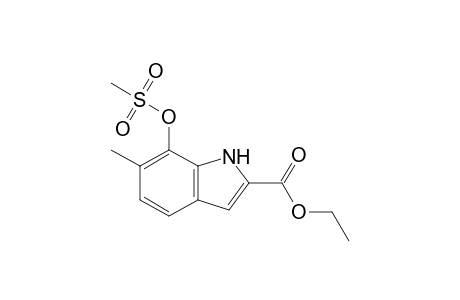 Ethyl 7-Methanesulfonyloxy-6-methylindole-2-carboxylate