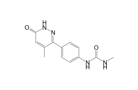 Urea, N-[4-(1,6-dihydro-4-methyl-6-oxo-3-pyridazinyl)phenyl]-N'-methyl-