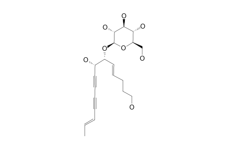 LOBETYOLIN;(4-E,6-R,7-R,12-E)-TETRADECA-4,12-DIEN-8,10-DIYNE-1,6,7-TRIOL-7-O-BETA-D-GLUCOPYRANOSIDE