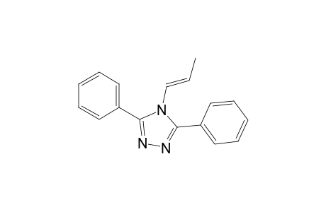 3,5-Diphenyl-4-[(E)-prop-1-enyl]-1,2,4-triazole