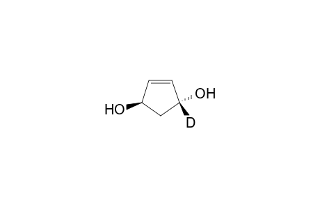 trans-3-Deutero cyclopentene-3,5-diol