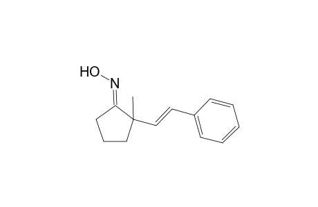 (NE)-N-[2-methyl-2-[(E)-2-phenylethenyl]cyclopentylidene]hydroxylamine