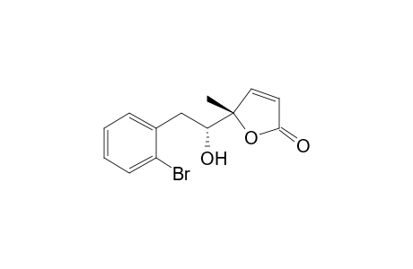 (5'S*,1'R*)-5-[2'-(2-Bromo-phenyl)-1'-hydroxyethyl]-5-methyl-5H-furan-2-one