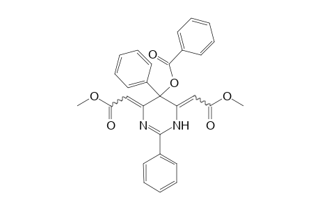 [4,6-bis(2-methoxy-2-oxo-ethylidene)-2,5-diphenyl-1H-pyrimidin-5-yl] benzoate