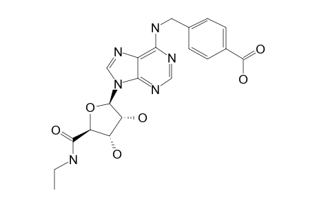 Adenosine, 4'-de(hydroxymethyl)-4'-[N-ethylaminoformyl]-