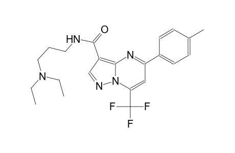 N-[3-(diethylamino)propyl]-5-(4-methylphenyl)-7-(trifluoromethyl)pyrazolo[1,5-a]pyrimidine-3-carboxamide
