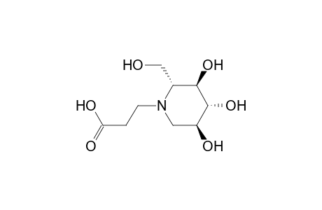 3-[(2R,3R,4R,5S)-2-(hydroxymethyl)-3,4,5-tris(oxidanyl)piperidin-1-yl]propanoic acid