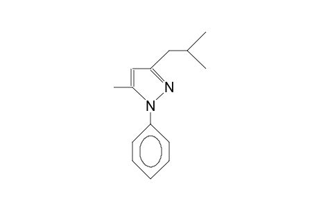 1-Phenyl-3-isobutyl-5-methyl-pyrazole