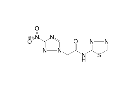1H-1,2,4-triazole-1-acetamide, 3-nitro-N-(1,3,4-thiadiazol-2-yl)-