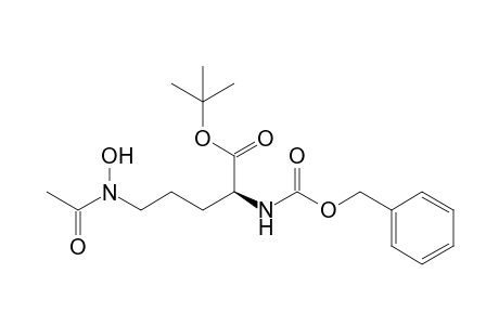 N5-Acetyl-N5-hydroxy-N2-benzyloxycarbonyl-L-ornithine tert-butyl ester