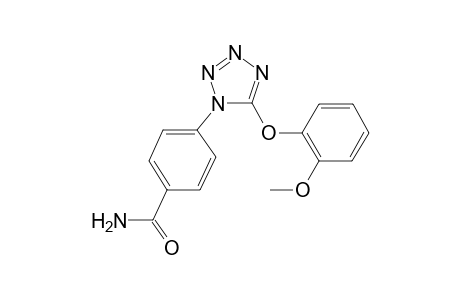 Benzamide, 4-[5-(2-methoxyphenoxy)-1H-1,2,3,4-tetrazol-1-yl]-