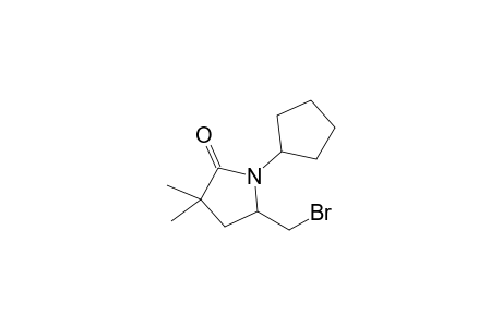 5-(Bromomethyl)-1-cyclopentyl-3,3-dimethyl-2-pyrrolidinone