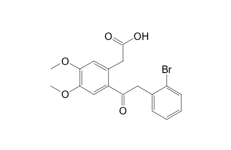 2-(2'-Bromophenylacetyl)-4,5-dimethoxyphenylacetic acid