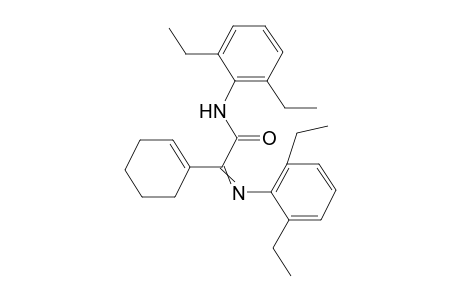 Cyclohexen-1-yl-glyoxylic aicd-1-[2,6-diethyl-anilide]-2-[2,6-diethyl-aniline]