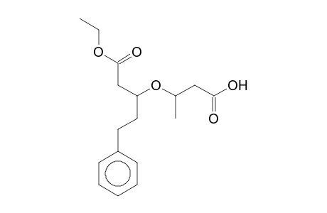 3-(2-Carboxy-1-methyl-ethoxy)-5-phenyl-pentanoic acid, ethyl ester