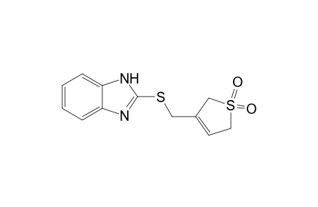 Benzimidazole, 2-[(2,5-dihydro-3-thienyl-1,1-dioxide)methylthio]-