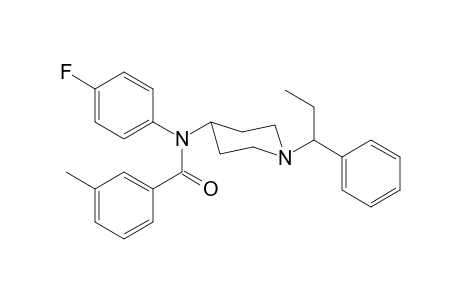 N-4-Fluorophenyl-N-[1-(1-phenylpropyl)piperidin-4-yl]-3-methylbenzamide