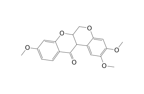 [1]Benzopyrano[3,4-b][1]benzopyran-12(6H)-one, 6a,12a-dihydro-2,3,9-trimethoxy-, (6aS-cis)-
