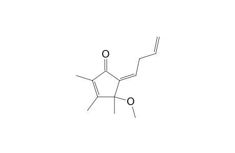(5Z)-5-but-3-enylidene-4-methoxy-2,3,4-trimethyl-1-cyclopent-2-enone