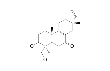 7-Oxoisopimara-8,15-diene-3.beta.,19.beta.-diol