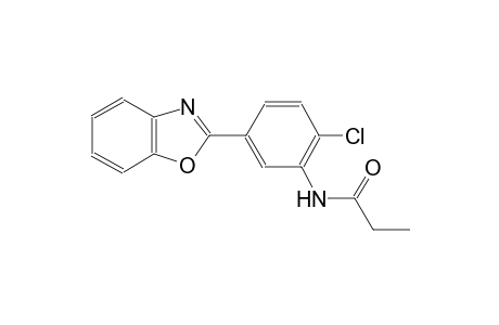 propanamide, N-[5-(2-benzoxazolyl)-2-chlorophenyl]-