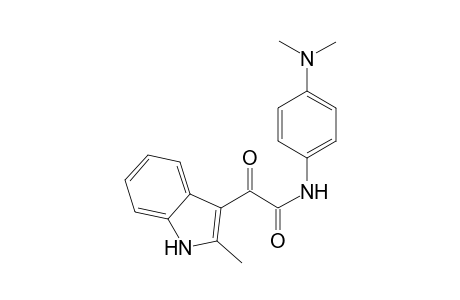 1H-Indole-3-acetamide, N-[4-(dimethylamino)phenyl]-2-methyl-.alpha.-oxo-