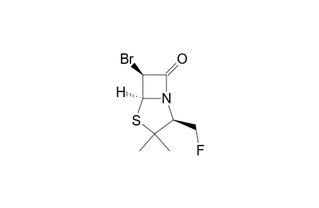 4-Thia-1-azabicyclo[3.2.0]heptan-7-one, 6-bromo-2-(fluoromethyl)-3,3-dimethyl-, [2S-(2.alpha.,5.alpha.,6.beta.)]-