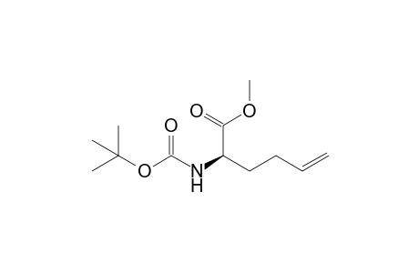 Methyl (2R)-2-(tert-Butoxycarbonylamino)-5-hexenoate