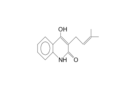 3-(3',3'-Dimethyl-allyl)-4-hydroxy-2-chinolon