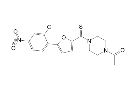 1-acetyl-4-{[5-(2-chloro-4-nitrophenyl)-2-furyl]carbothioyl}piperazine