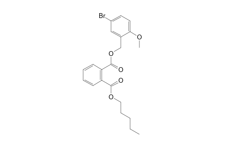 Phthalic acid, 5-bromo-2-methoxybenzyl pentyl ester