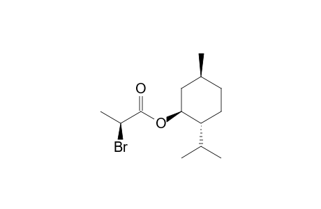 [(1S,2R,5S)-2-(methylethyl)-5-methylcyclohex-1-yl] (2S)-bromopropionate