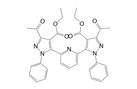 2,6-Bis(4-(ethoxycarbonyl)-3-acetyl-1-phenyl-1H-pyrazol-5-yl)pyridine