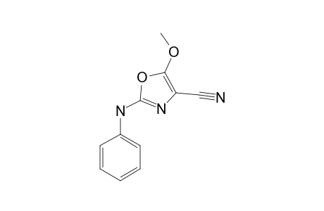 2-ANILINO-5-METHOXY-OXAZOL-CARBONITRIL