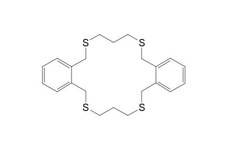 5,8,9,11,16,19,20,22-Octahydro-7H,18H-dibenzo[g,p][1,5,10,14]tetrathiacyclooctadecine