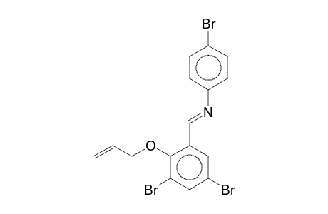 4-Bromobezene, 2(2-propenyloxy)-3,5-dibromobenzylidenamino-