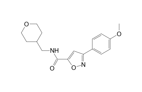 3-(4-Methoxyphenyl)-N-(oxan-4-ylmethyl)-1,2-oxazole-5-carboxamide
