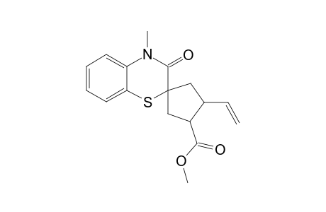 Methyl 3,4-dihydro-4-methyl-3-oxo-4'-vinyl-1,4-benzothiazin-2-spiro-1'-cyclopenrane-3'-carboxylate isomer