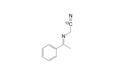 N-(1-Phenylethylidene)[13C]cyanomethyl amine
