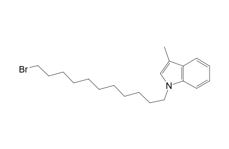 1H-Indole, 1-(11-bromoundecyl)-3-methyl-