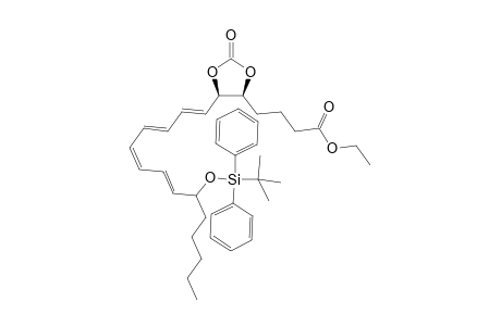 (5S,6R,15S)-(7E,9E,11Z,13E)-15-O-tert-Butyldiphenylsilyl-5,6-O-carbonyl lipoxin A4 ethyl ester