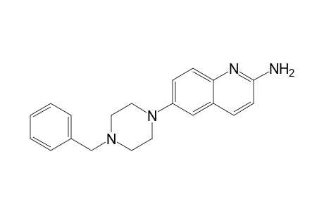 6-(4-Benzylpiperazin-1-yl)quinolin-2-amine
