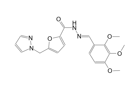 5-(1H-pyrazol-1-ylmethyl)-N'-[(E)-(2,3,4-trimethoxyphenyl)methylidene]-2-furohydrazide