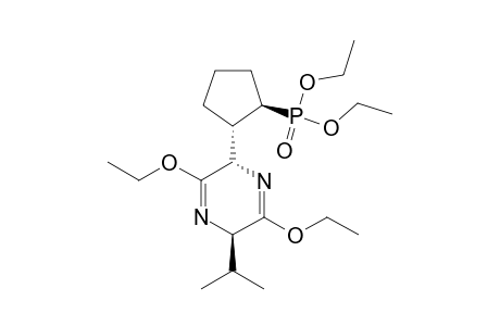 (2S,5R,1'R,2'R)-3,6-DIETHOXY-2-[2-(DIETHOXYPHOSPHORYL)-CYCLOPENTYL]-2,5-DIHYDRO-5-ISOPROPYLPYRAZINE