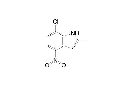 7-Chloro-2-methyl-4-nitroindole