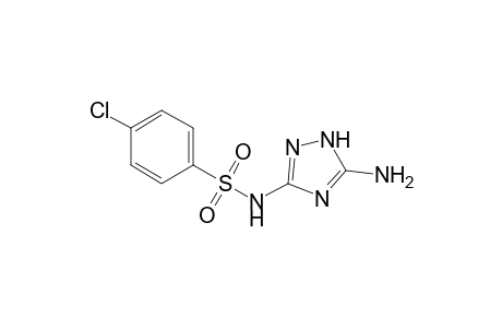 N-(5-azanyl-1H-1,2,4-triazol-3-yl)-4-chloranyl-benzenesulfonamide