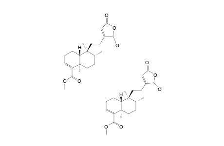 (+)-16-HYDROXYCLERODA-3,13-DIEN-15,16-OLIDE-18-OIC-ACID-METHYLESTER