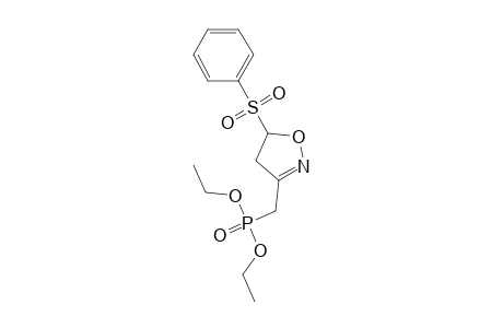 3-(Diethoxyphosphoryl)methyl-5-phenylsulfonyl-2-isoxazoline